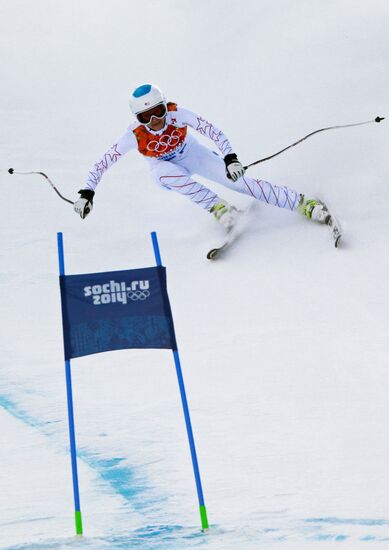 2014 Winter Olympics. Alpine skiing. Women. Super combined