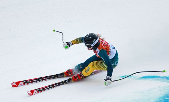 2014 Winter Olympics. Alpine skiing. Women. Super combined