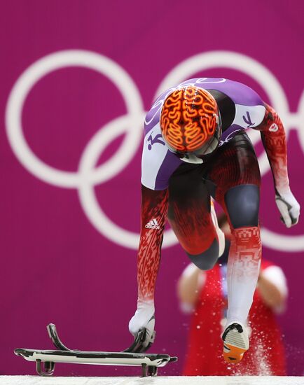 2014 Winter Olympics. Skeleton. Training sessions