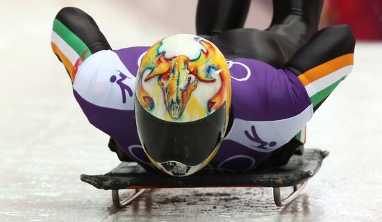 2014 Winter Olympics. Skeleton. Training sessions