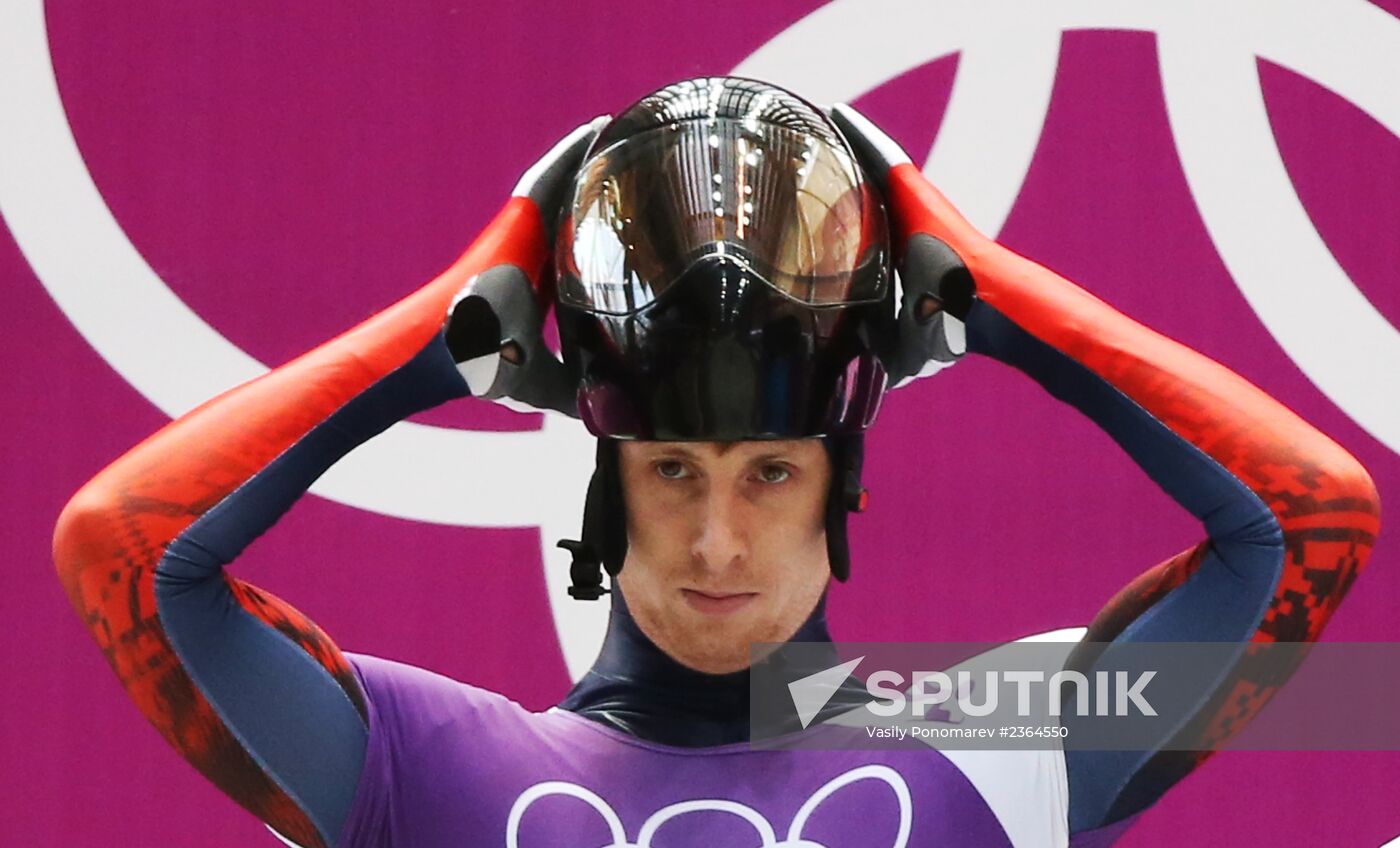 2014 Winter Olympics. Skeleton. Training sessions