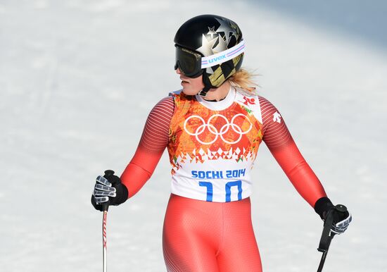 2014 Winter Olympics. Alpine skiing. Women. Super combined