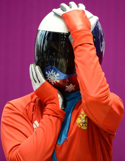2014 Winter Olympics. Skeleton. Training sessions