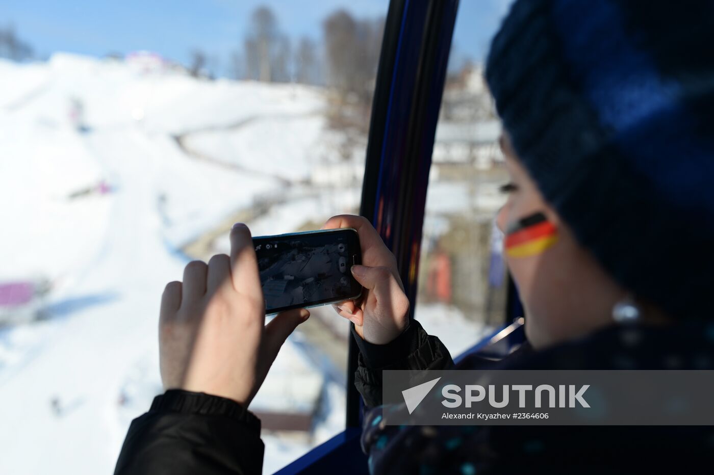 2014 Winter Olympics. Alpine skiing. Women. Super combined