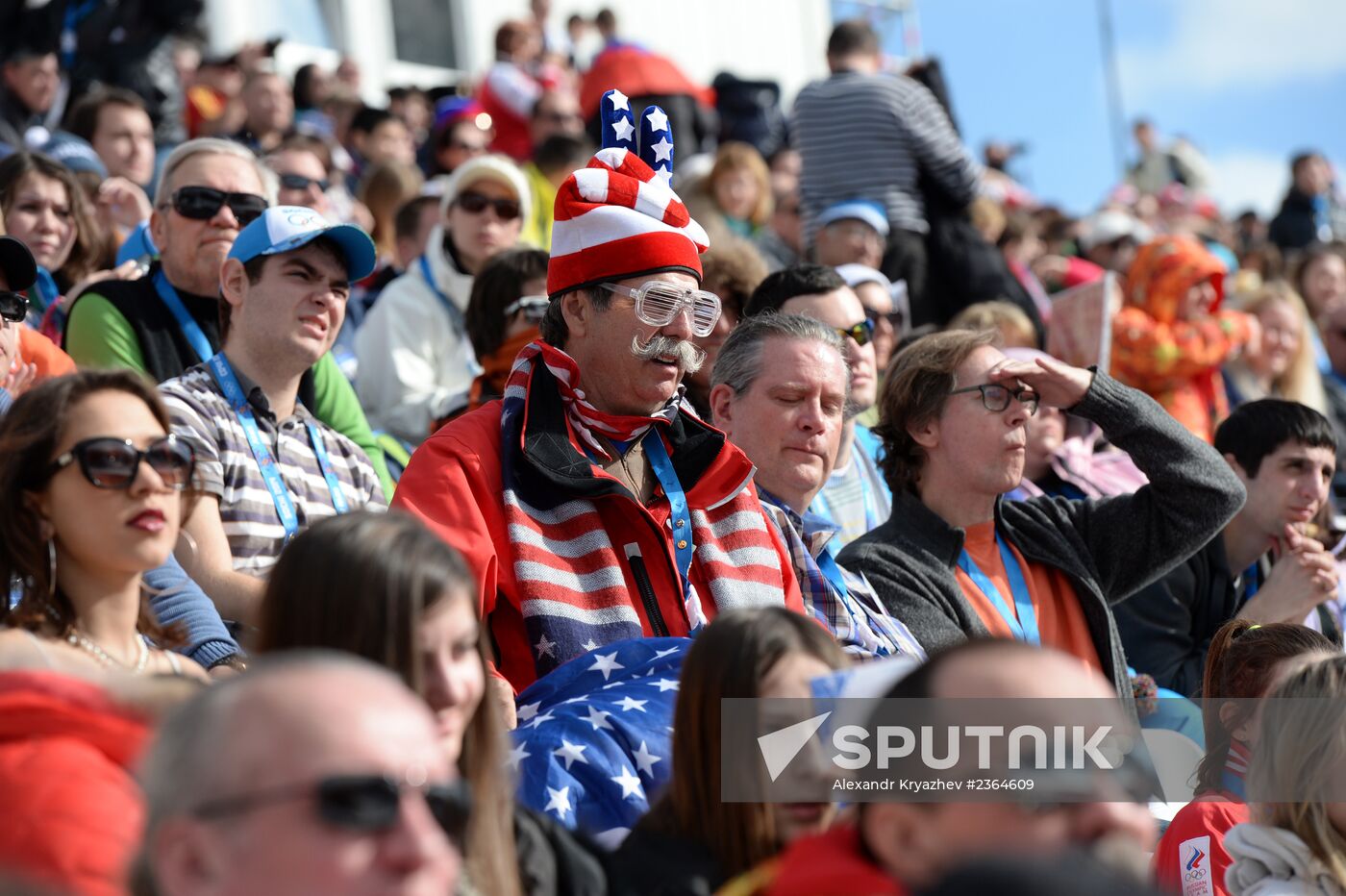 2014 Winter Olympics. Alpine skiing. Women. Super combined
