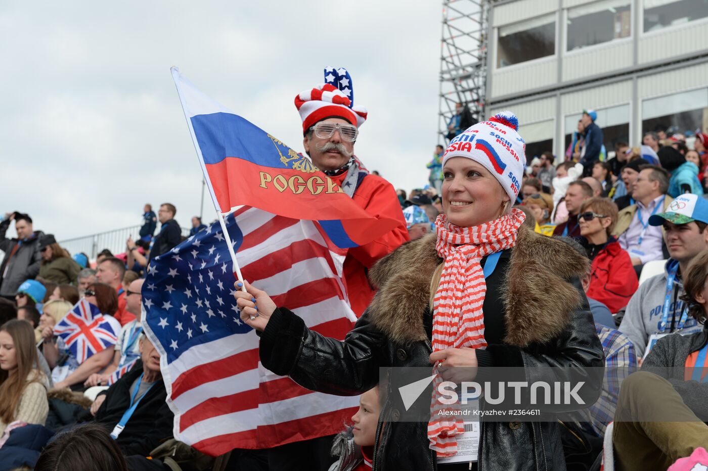 2014 Winter Olympics. Alpine skiing. Women. Super combined