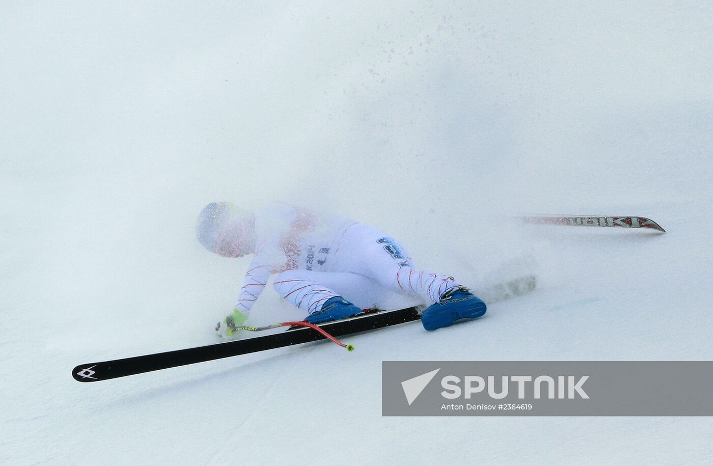 2014 Winter Olympics. Alpine skiing. Women. Super combined