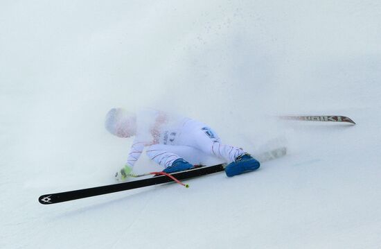 2014 Winter Olympics. Alpine skiing. Women. Super combined