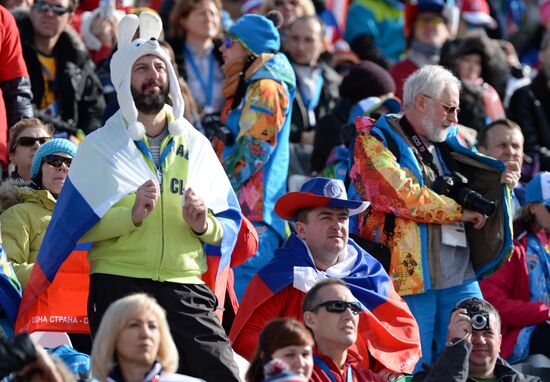 2014 Winter Olympics. Alpine skiing. Women. Super combined