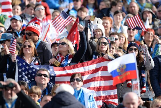 2014 Winter Olympics. Alpine skiing. Women. Super combined