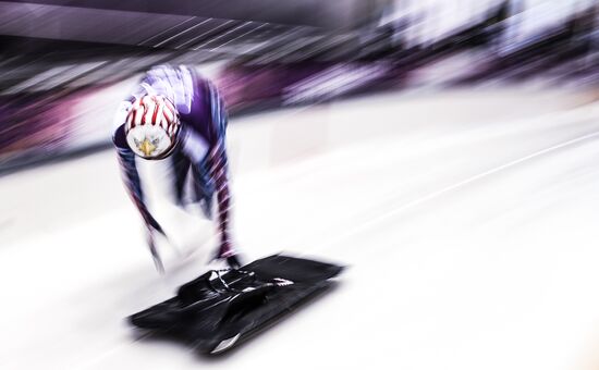 2014 Winter Olympics. Skeleton. Training sessions