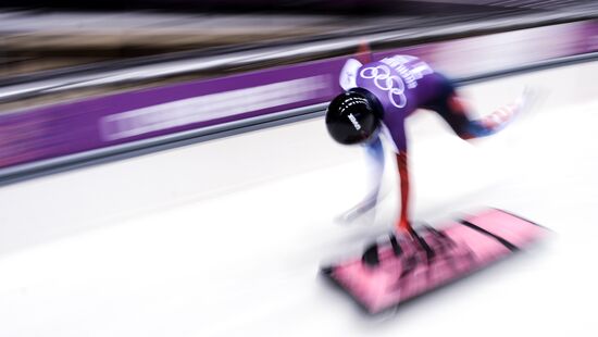 2014 Winter Olympics. Skeleton. Training sessions