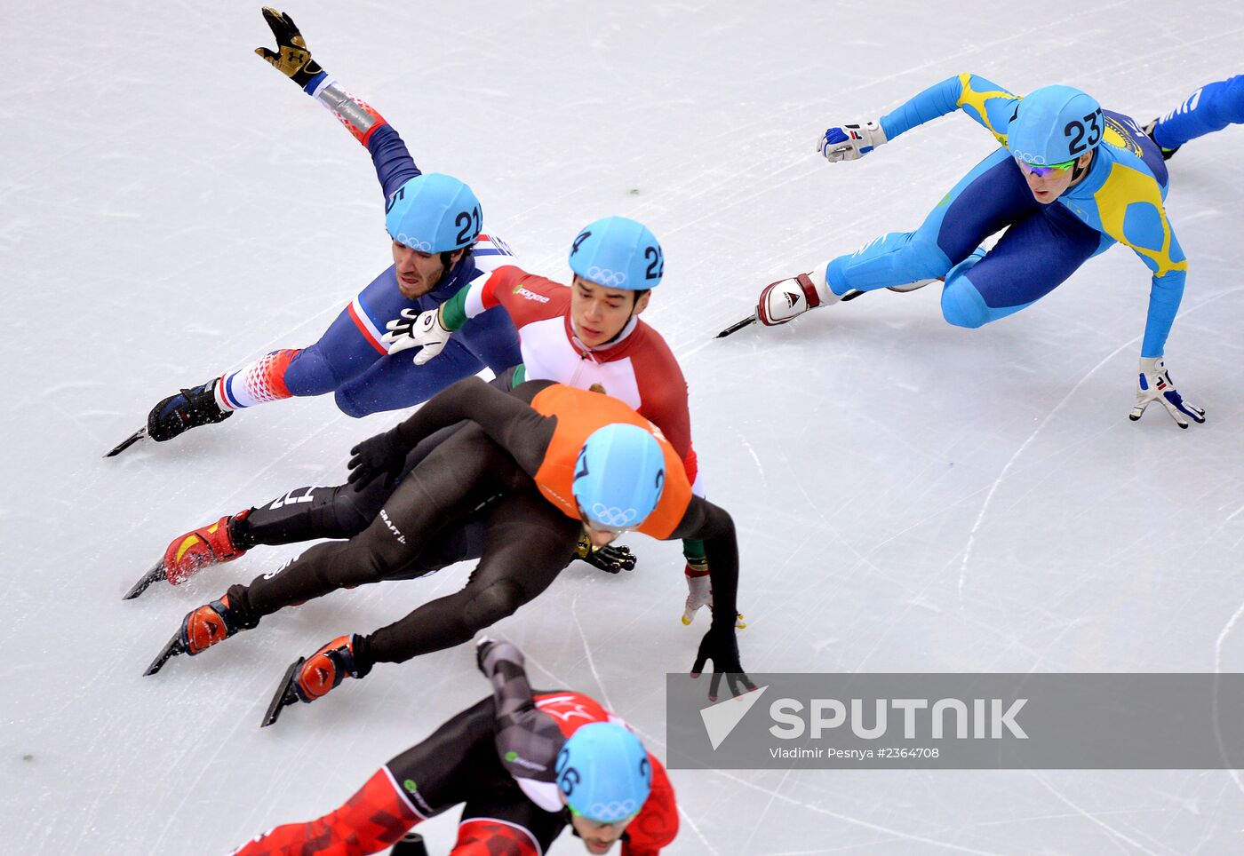 2014 Winter Olympics. Short track speed skating. Men. 1500m