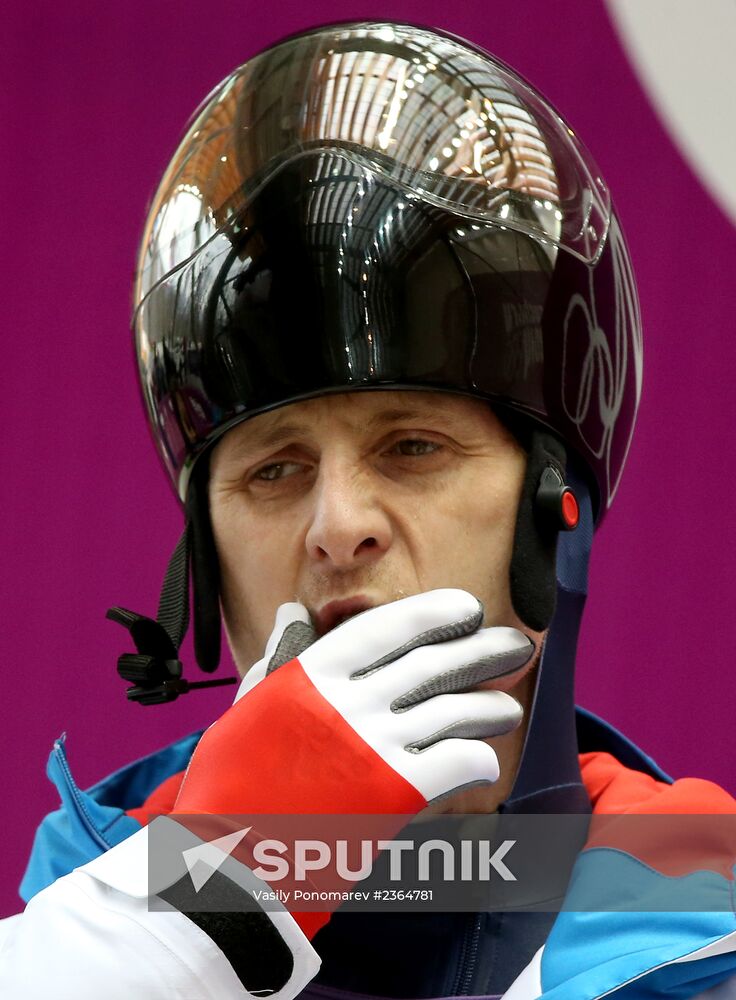 2014 Winter Olympics. Skeleton. Training sessions