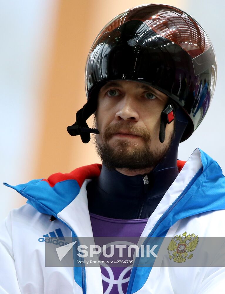 2014 Winter Olympics. Skeleton. Training sessions
