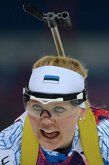 2014 Winter Olympics. Biathlon. Women. Sprint race