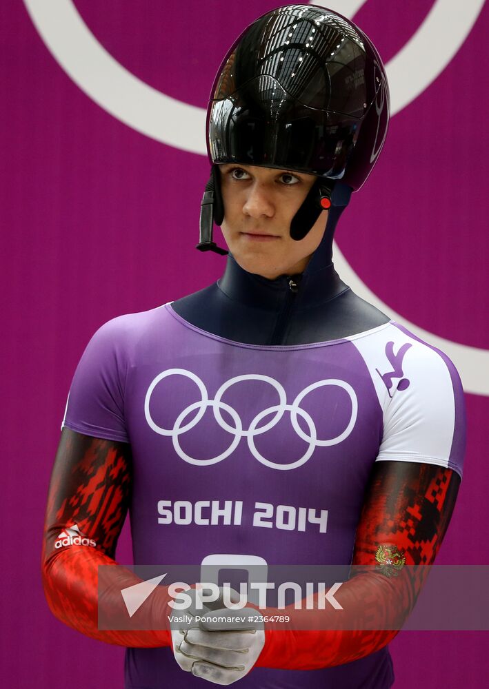 2014 Winter Olympics. Skeleton. Training sessions