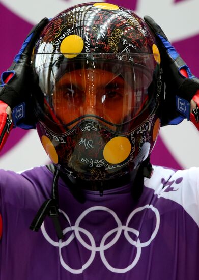 2014 Winter Olympics. Skeleton. Training sessions