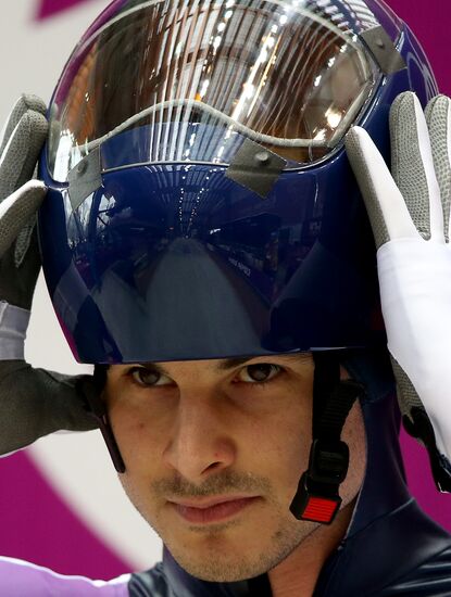 2014 Winter Olympics. Skeleton. Training sessions