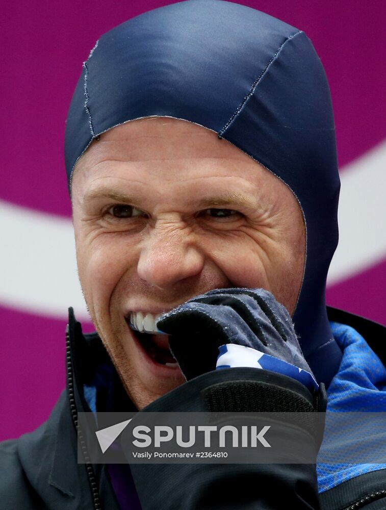 2014 Winter Olympics. Skeleton. Training sessions