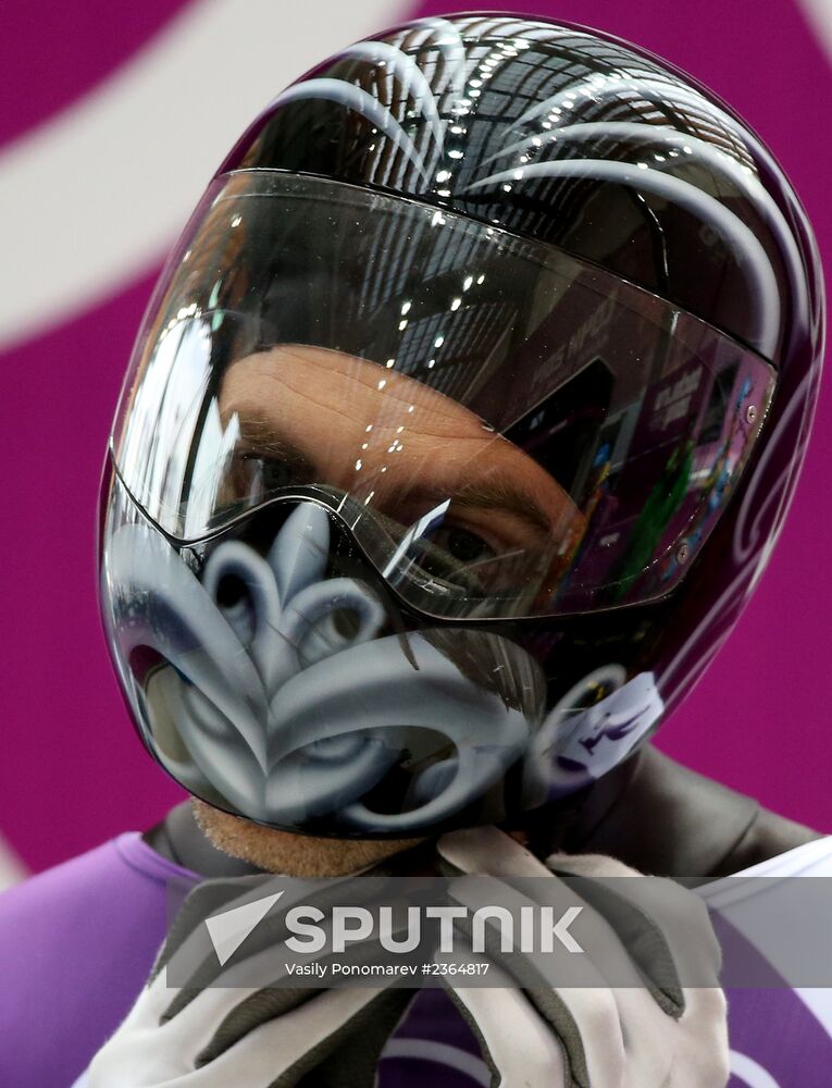 2014 Winter Olympics. Skeleton. Training sessions