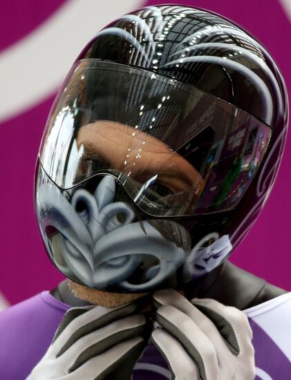 2014 Winter Olympics. Skeleton. Training sessions