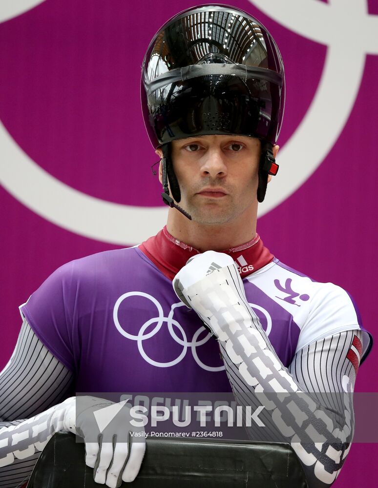 2014 Winter Olympics. Skeleton. Training sessions