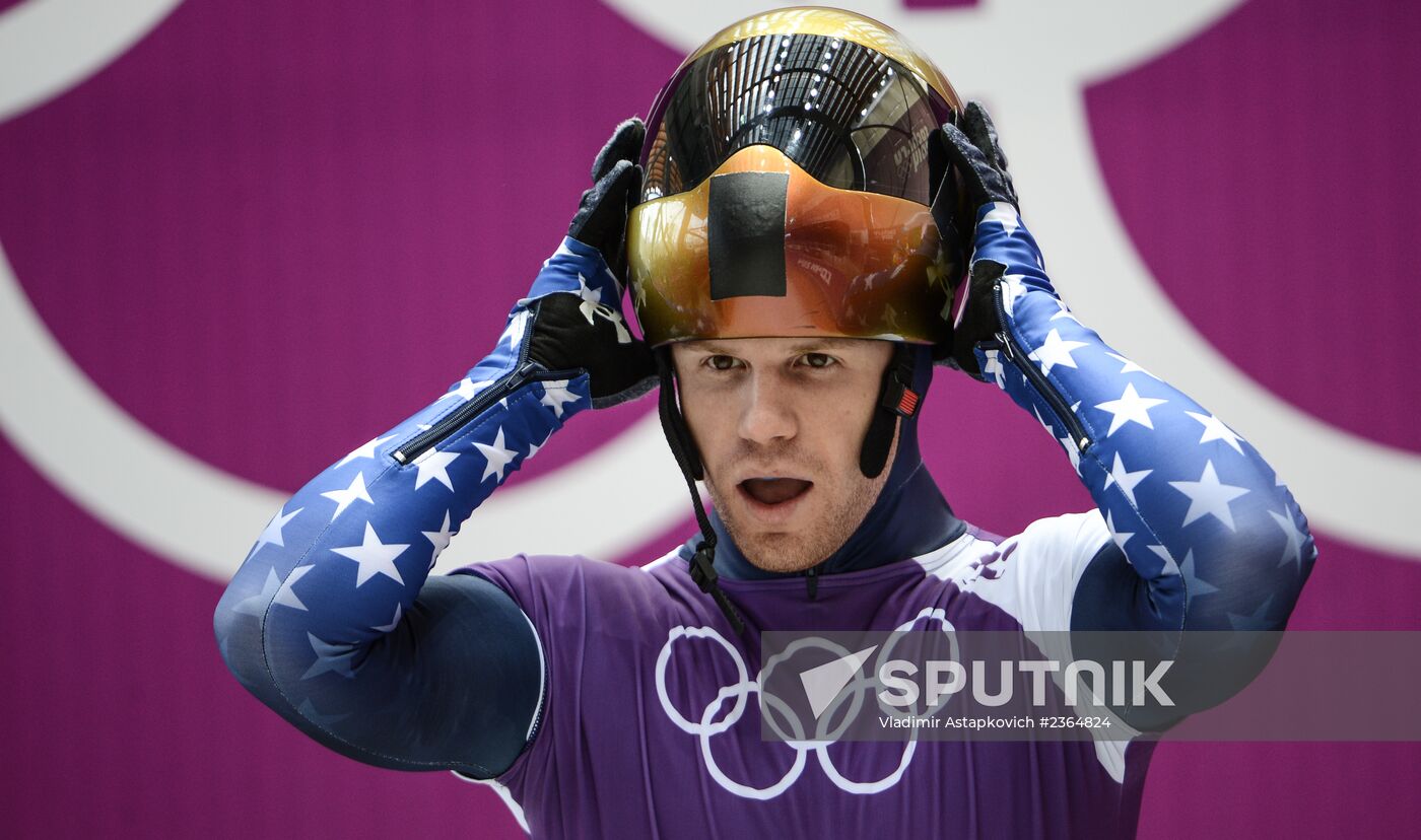 2014 Winter Olympics. Skeleton. Training sessions