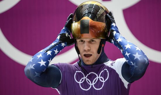 2014 Winter Olympics. Skeleton. Training sessions