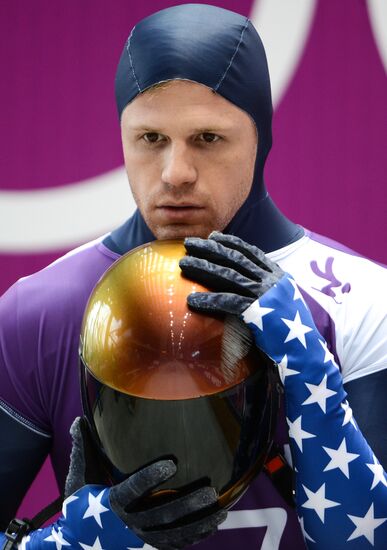 2014 Winter Olympics. Skeleton. Training sessions