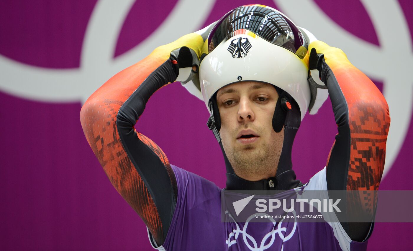 2014 Winter Olympics. Skeleton. Training sessions