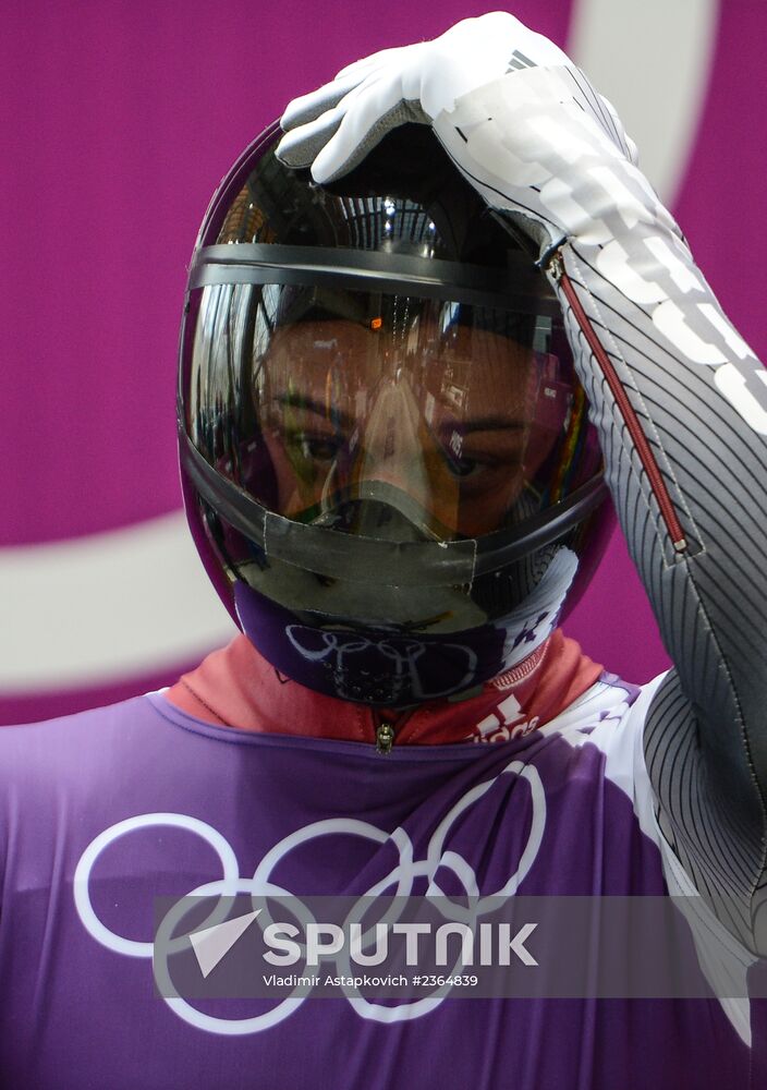 2014 Winter Olympics. Skeleton. Training sessions