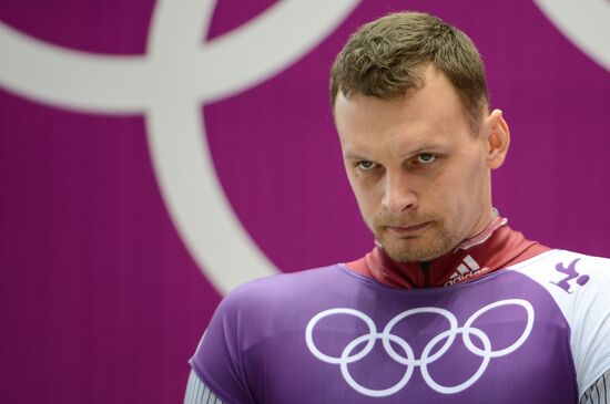 2014 Winter Olympics. Skeleton. Training sessions