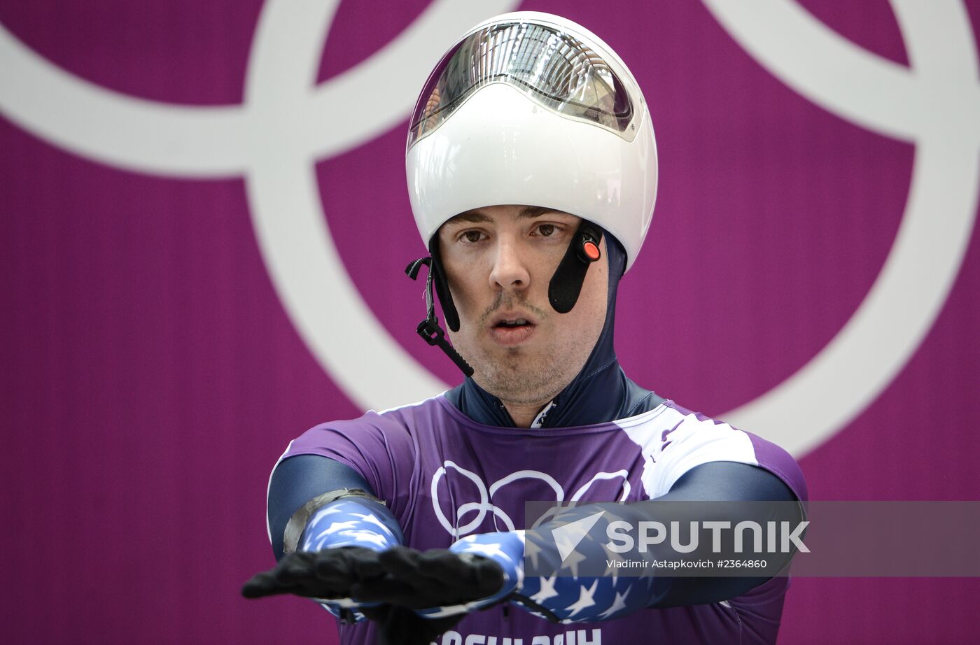 2014 Winter Olympics. Skeleton. Training sessions