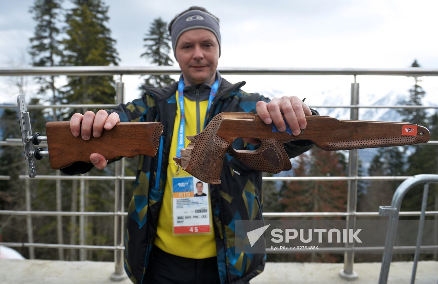 2014 Winter Olympics. Biathlon. Women. Sprint race