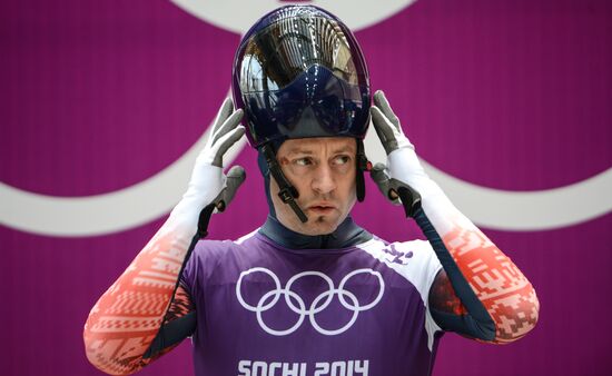 2014 Winter Olympics. Skeleton. Training sessions