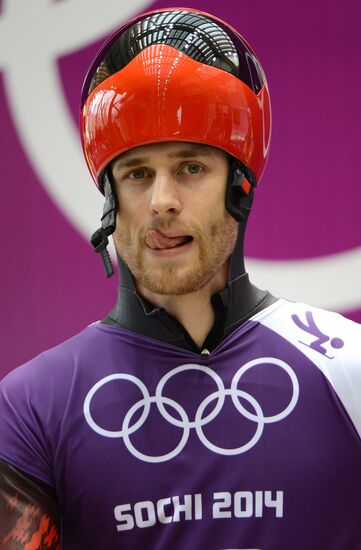 2014 Winter Olympics. Skeleton. Training sessions