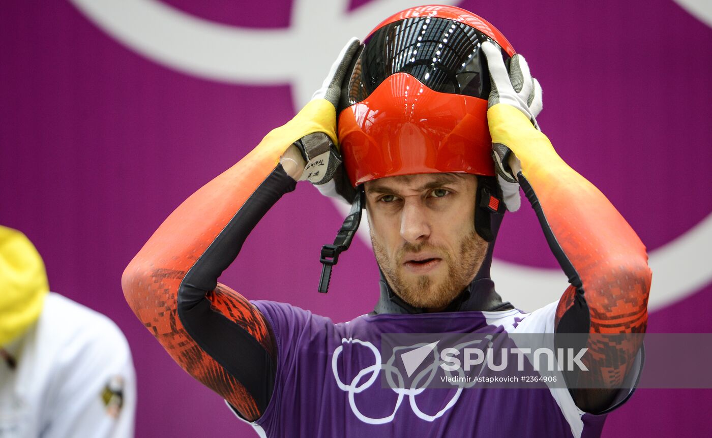2014 Winter Olympics. Skeleton. Training sessions