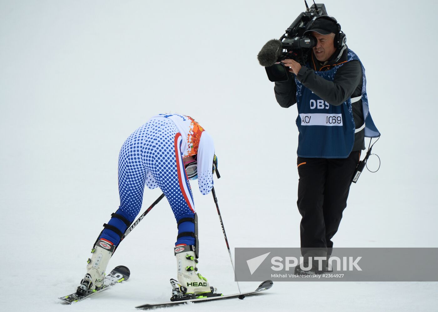 2014 Winter Olympics. Alpine skiing. Women. Super combined