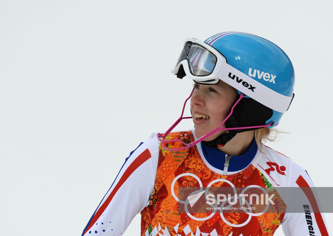 2014 Winter Olympics. Alpine skiing. Women. Super combined