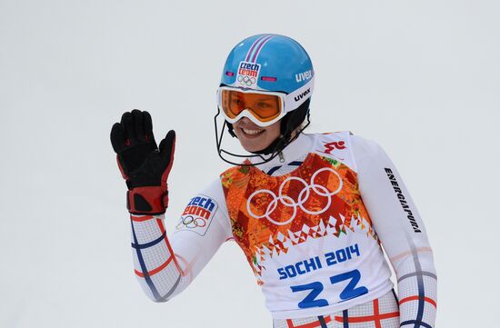 2014 Winter Olympics. Alpine skiing. Women. Super combined