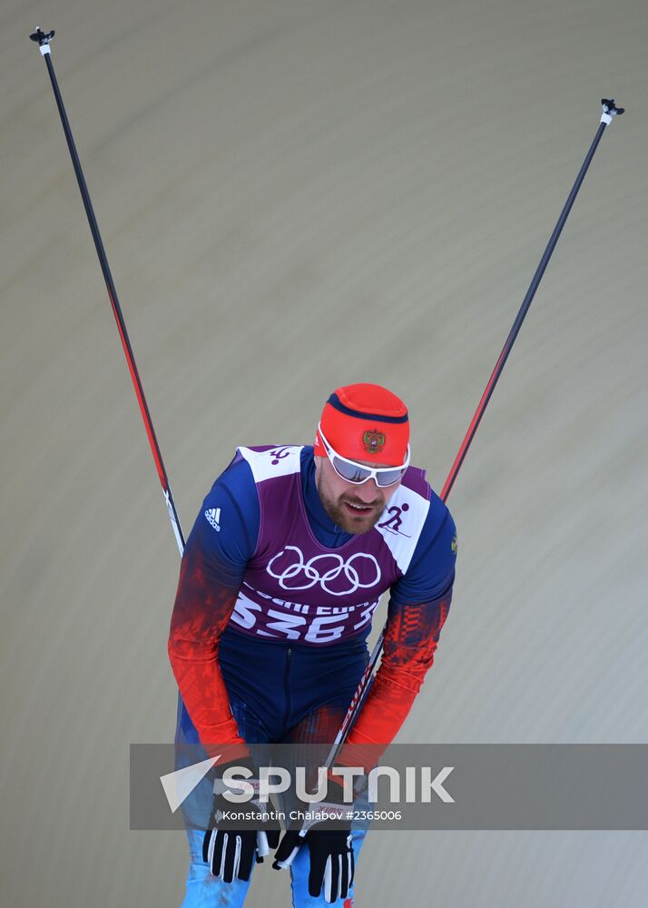 2014 Winter Olympics. Cross-country skiing. Sprint. Training sessions