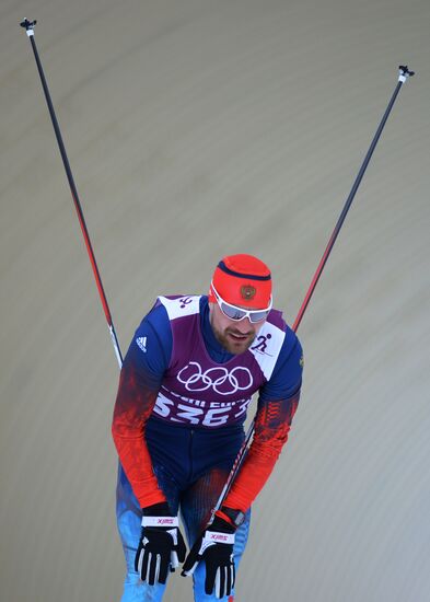 2014 Winter Olympics. Cross-country skiing. Sprint. Training sessions