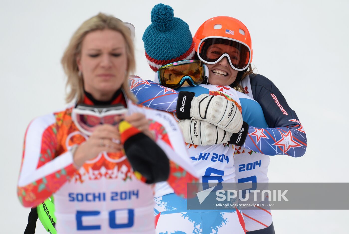 2014 Winter Olympics. Alpine skiing. Women. Super combined
