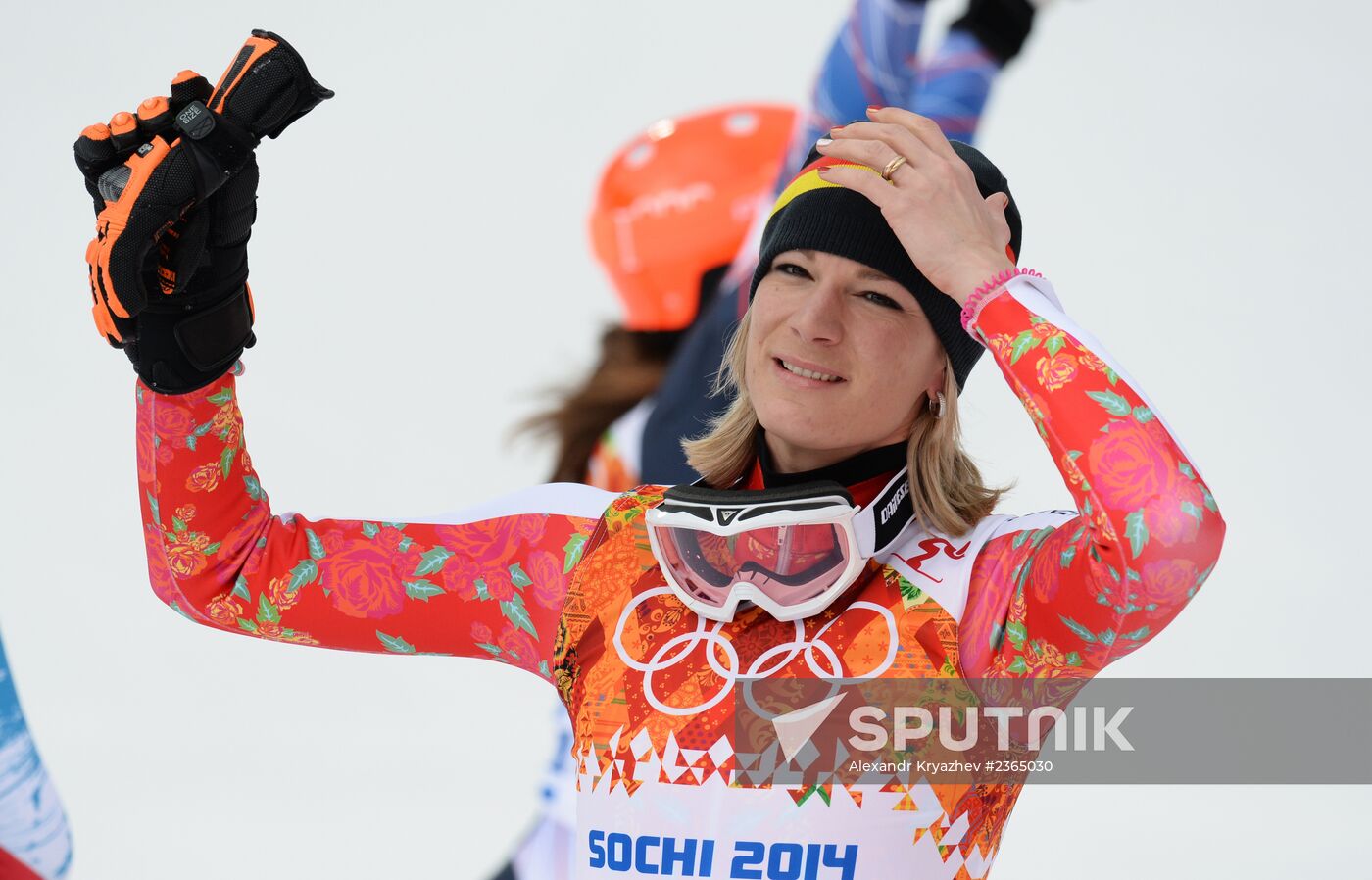 2014 Winter Olympics. Alpine skiing. Women. Super combined