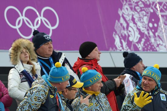2014 Winter Olympics. Cross-country skiing. Men/Women. Skiathlon