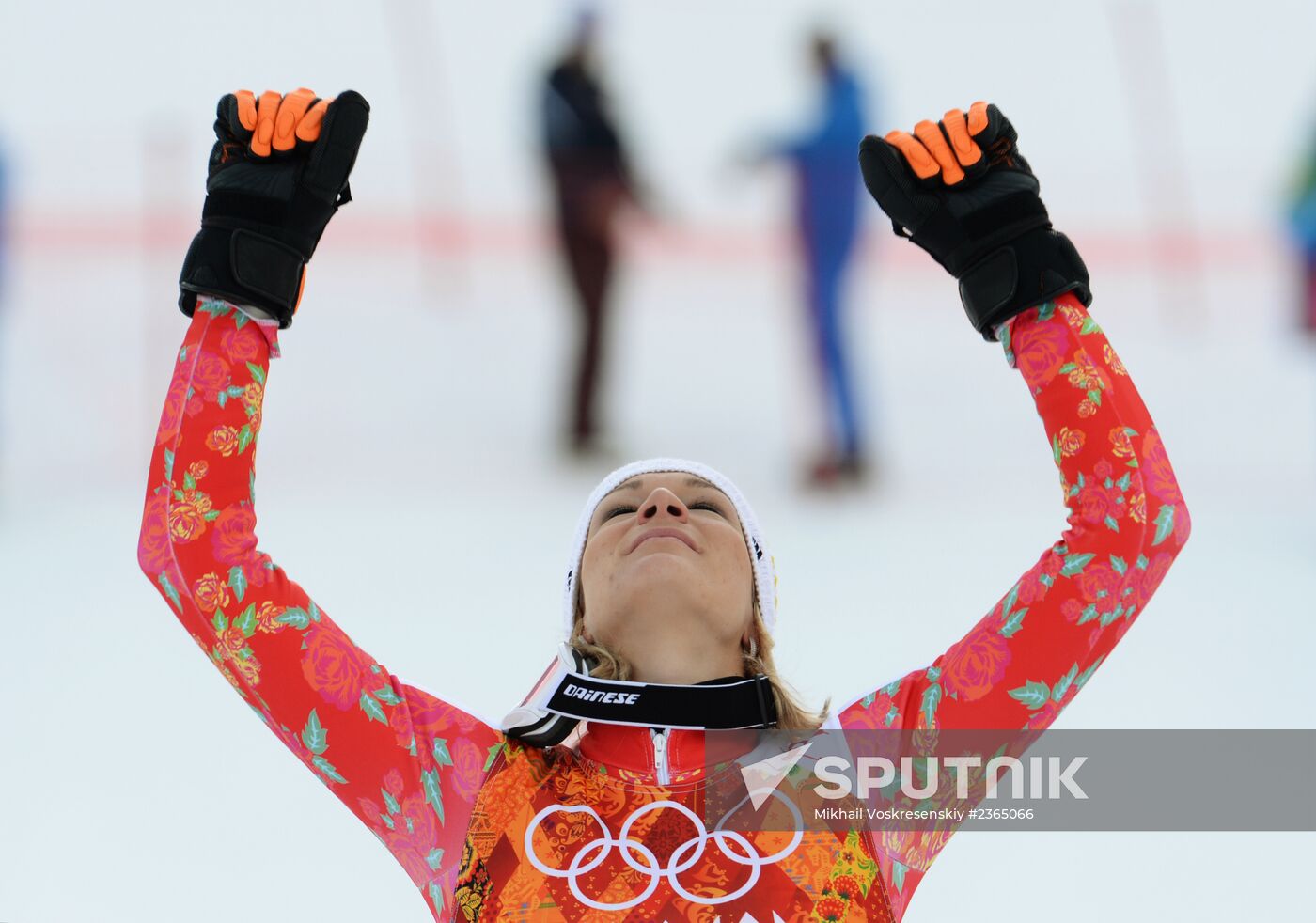 2014 Winter Olympics. Alpine skiing. Women. Super combined