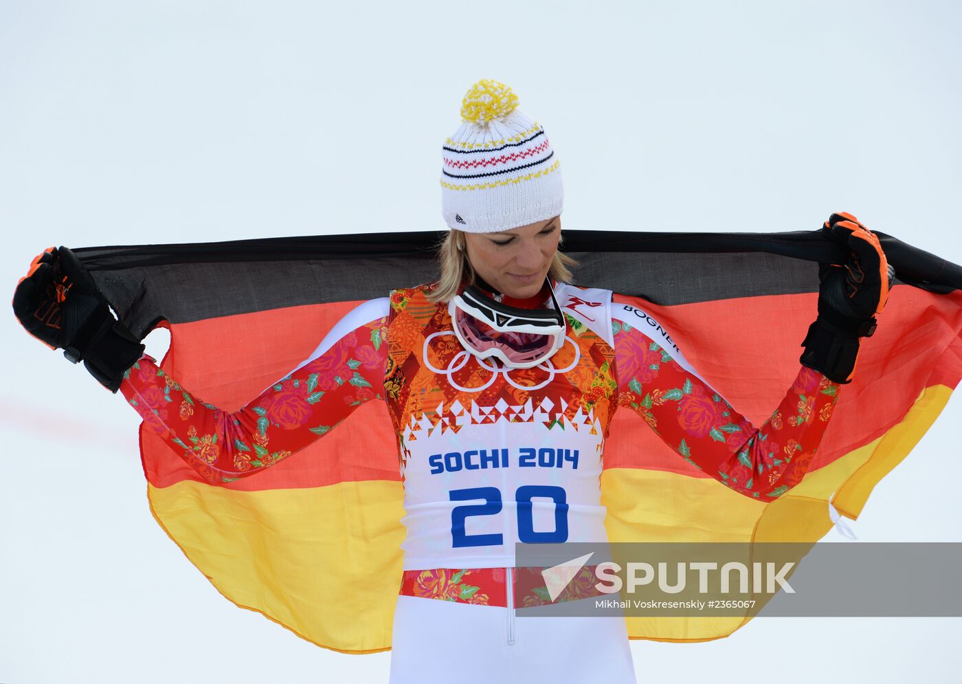 2014 Winter Olympics. Alpine skiing. Women. Super combined