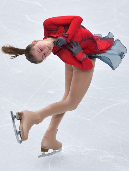 2014 Winter Olympics. Figure skating. Teams. Women. Free skating