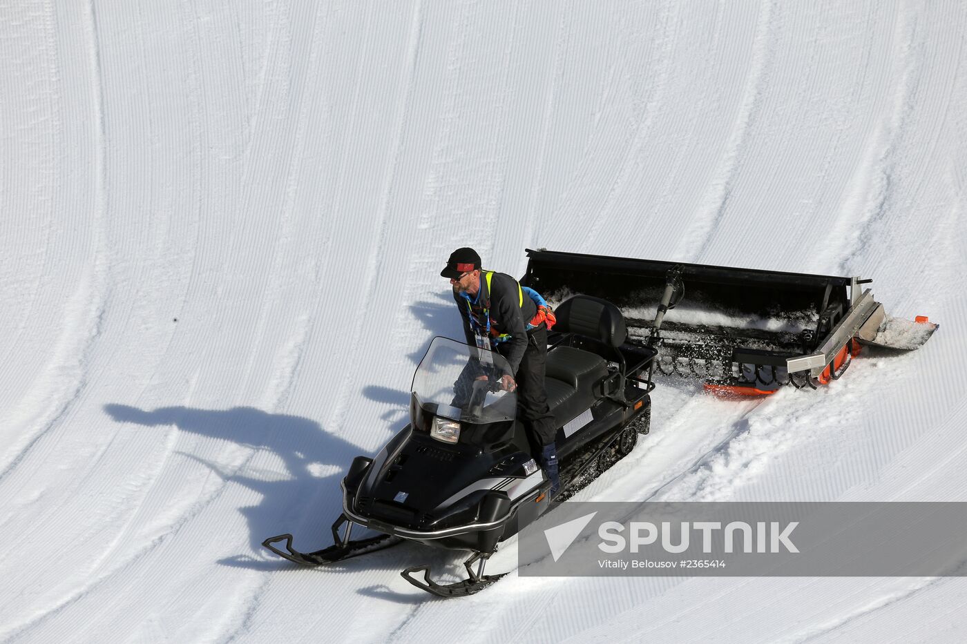 2014 Winter Olympics. Biathlon. Training